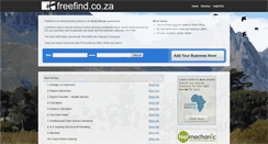 Desktop Screenshot of freefind.co.za